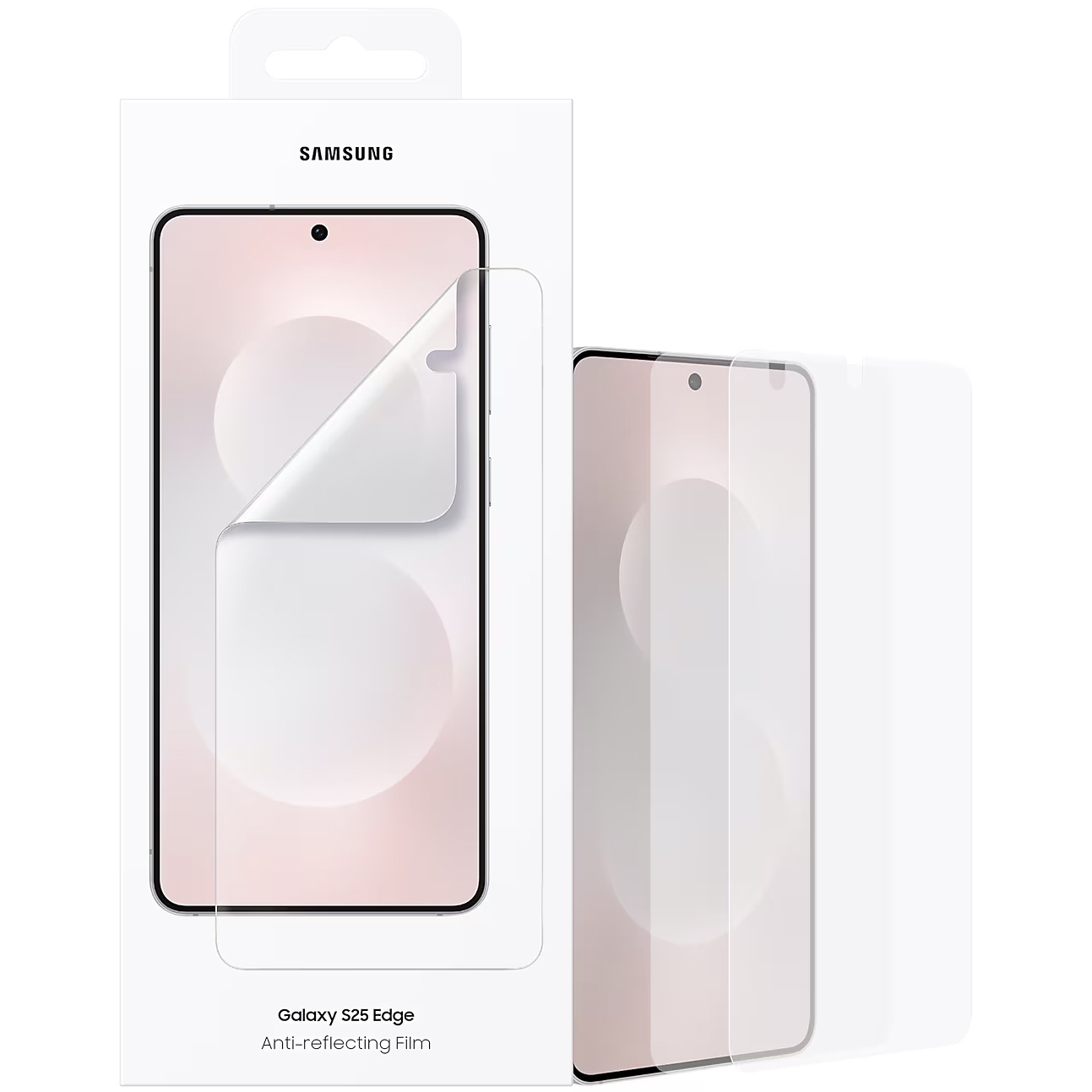 Folia ochronna antyrefleksyjna na ekran Samsung Anti-Reflecting Film Screen Protector do Galaxy S25 Edge, przezroczysta, 2 sztuki. 